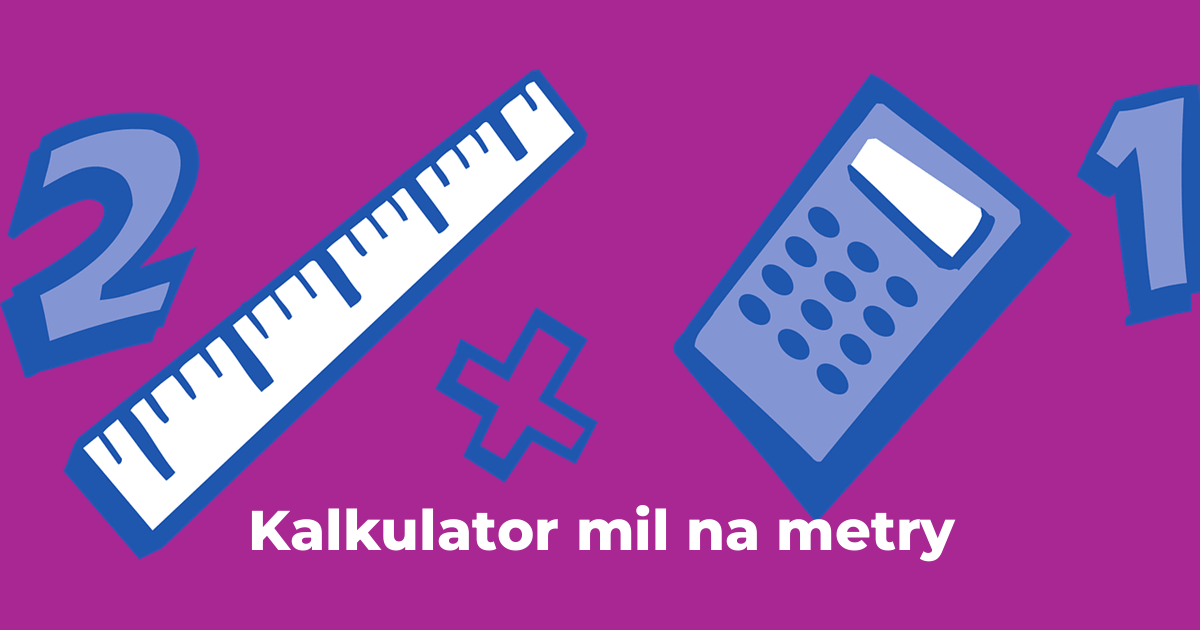 Kalkulator mil na metry
