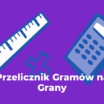 Kalkulator Gramów na Dekagramy