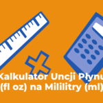 Przelicznik szklanek na mililitry