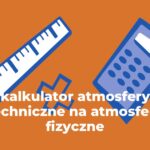 Kalkulator atmosfery na bary (atm na bar)