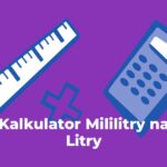 Przelicznik Mililitrów na Centymetry Sześcienne