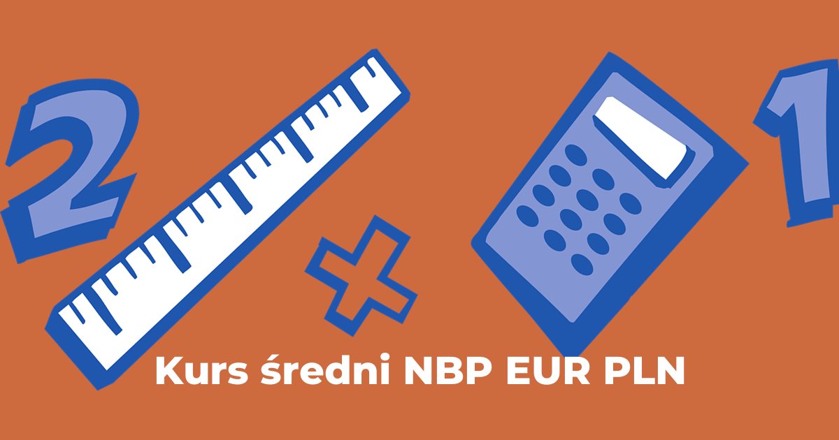 Kurs średni NBP EUR PLN
