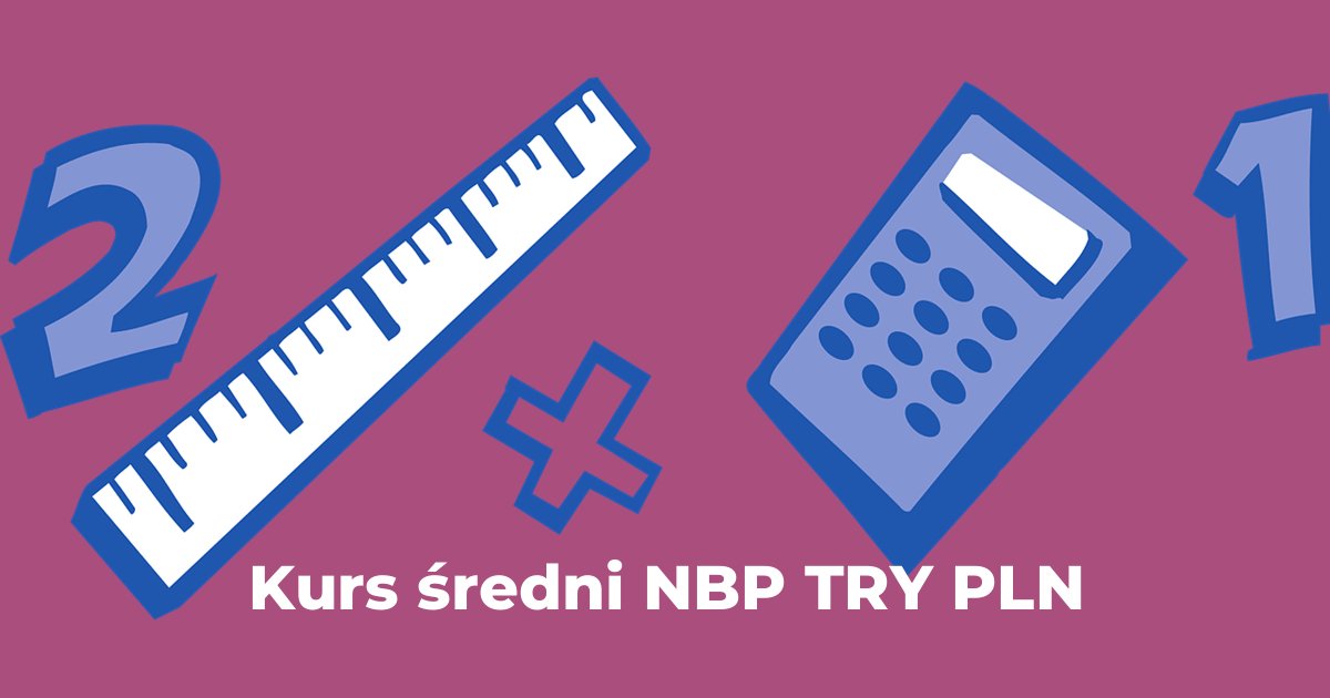 Kurs średni NBP TRY PLN