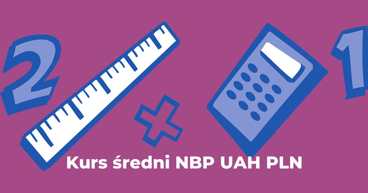 Kurs średni NBP UAH PLN